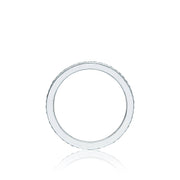 Tacori 18k White Gold Ribbon Diamond Eternity Wedding Band (0.39 CTW)