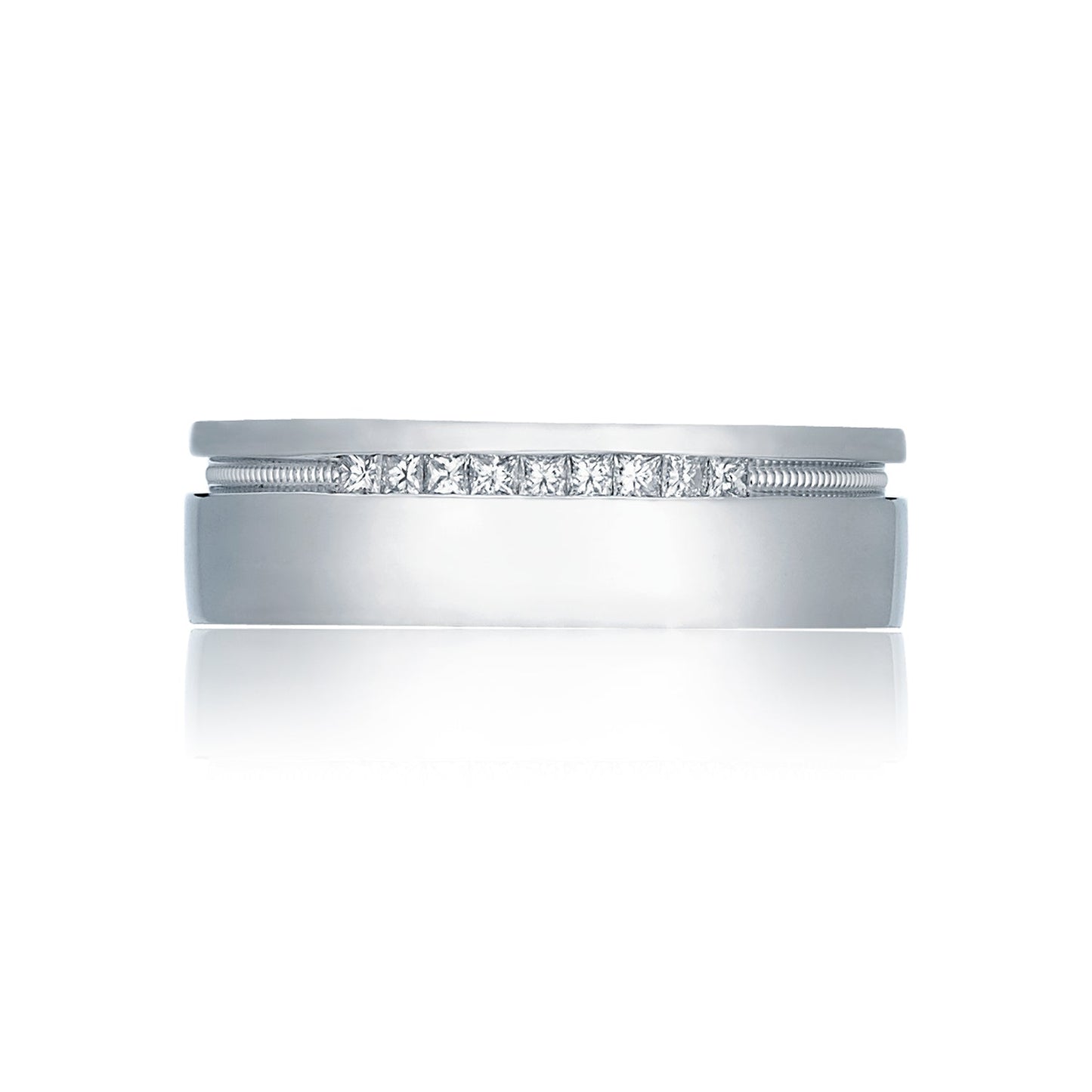 Tacori Platinum Simply Tacori Diamond 6.5mm Wedding Band (0.2 CTW)