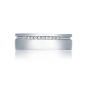 Tacori Platinum Simply Tacori Diamond 6.5mm Wedding Band (0.2 CTW)