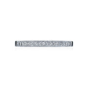 Tacori 18k White Gold Simply Tacori Diamond Wedding Band (0.26 CTW)