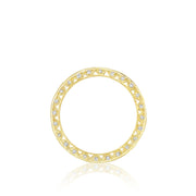 Tacori 18k Yellow Gold Classic Crescent Diamond Wedding Band (0.87 CTW)