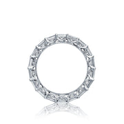 Tacori 18k White Gold Classic Crescent Diamond Eternity Wedding Band (1.75 CTW)