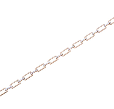 0.41 Ct Diamond 14K Yellow Gold Chain