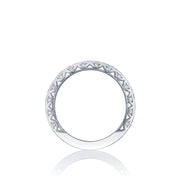 Tacori Platinum Classic Crescent Diamond Wedding Band (0.35 CTW)