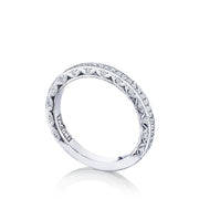 Tacori Platinum Classic Crescent Diamond Wedding Band (0.35 CTW)