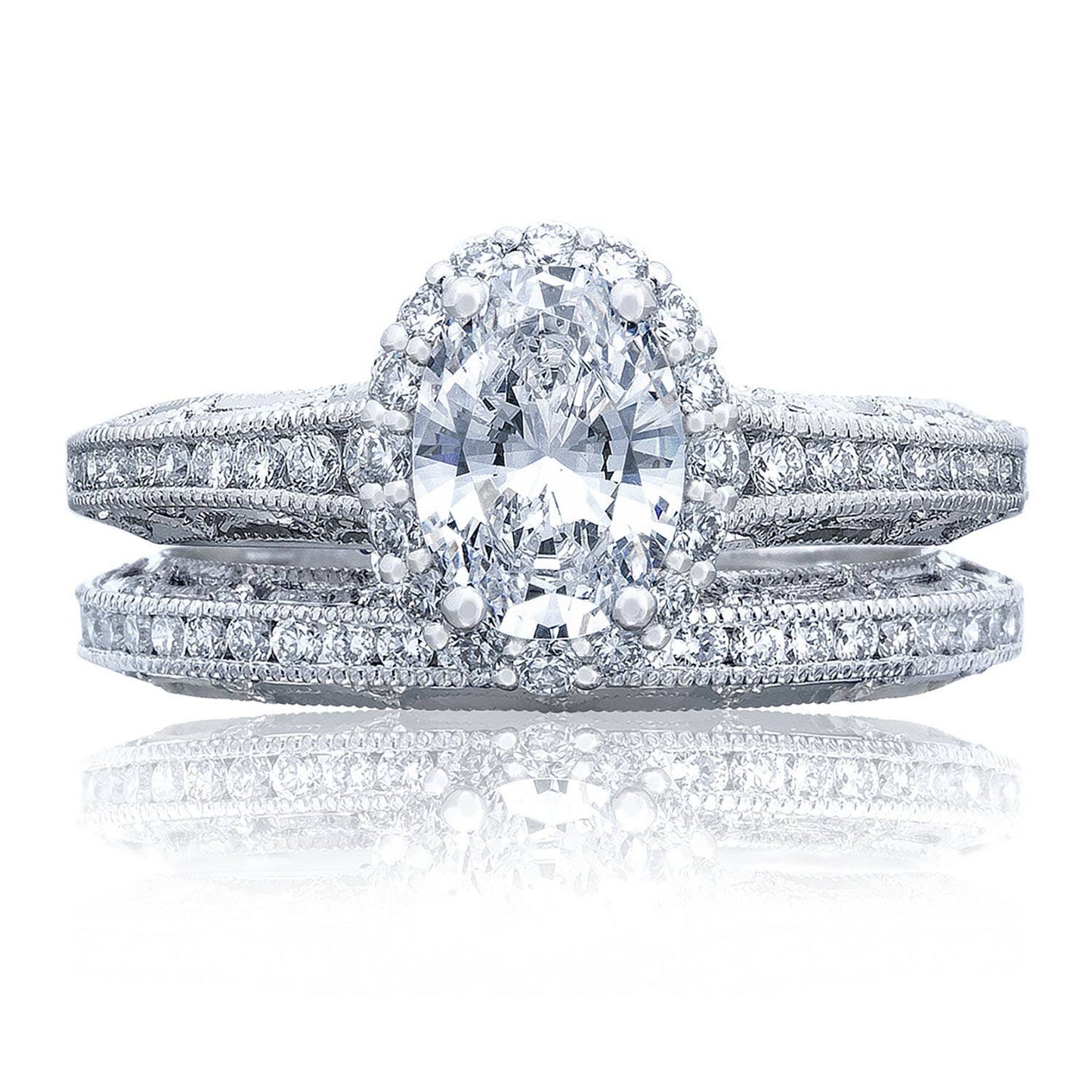 Oval Bloom Engagement Ring