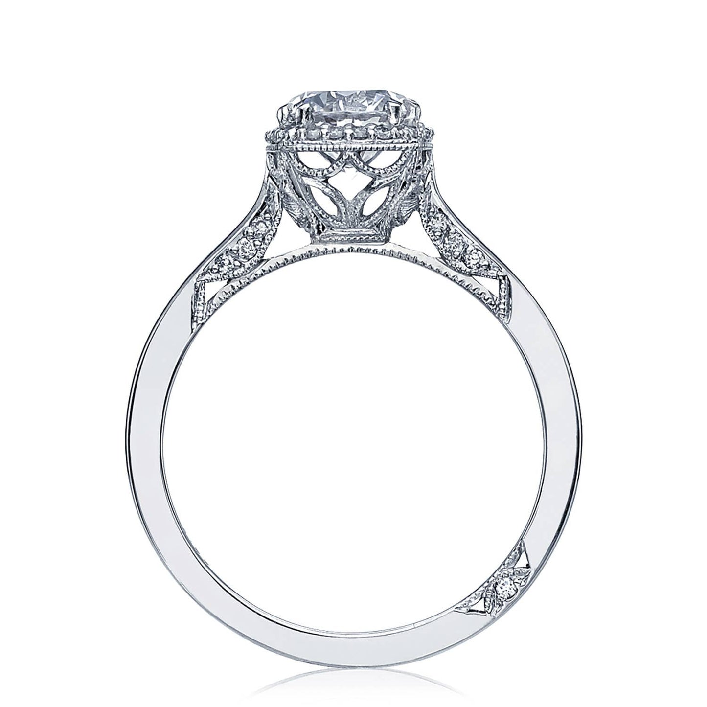 Round Bloom Engagement Ring