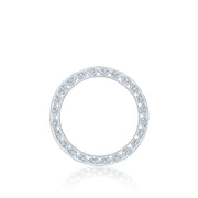 Tacori 18k White Gold Classic Crescent Diamond Wedding Band (1.77 CTW)