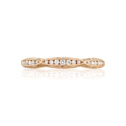 Tacori 18k Yellow Gold Classic Crescent Diamond Wedding Band (0.23 CTW)