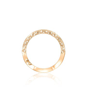 Tacori 18k Yellow Gold Classic Crescent Diamond Wedding Band (0.23 CTW)