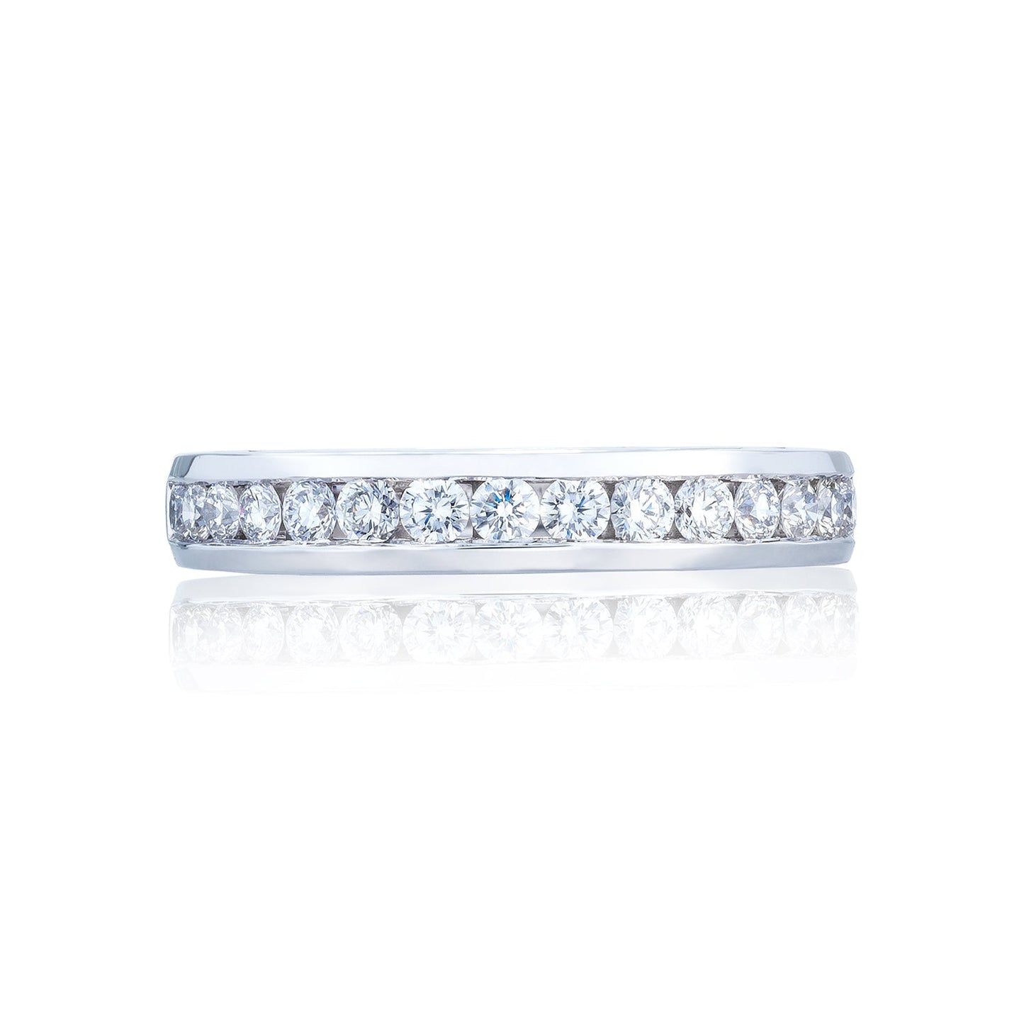 Tacori Dantela 18k White Gold Diamond Wedding Band (0.6 CTW)