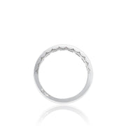 Tacori Dantela 18k White Gold Diamond Wedding Band (0.6 CTW)