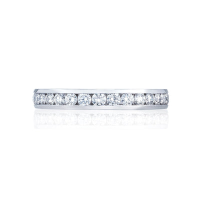 Tacori Dantela 18k White Gold Diamond Wedding Band (0.93 CTW)