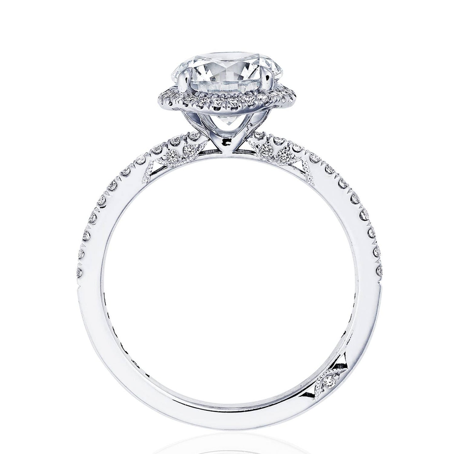 Round Bloom Engagement Ring