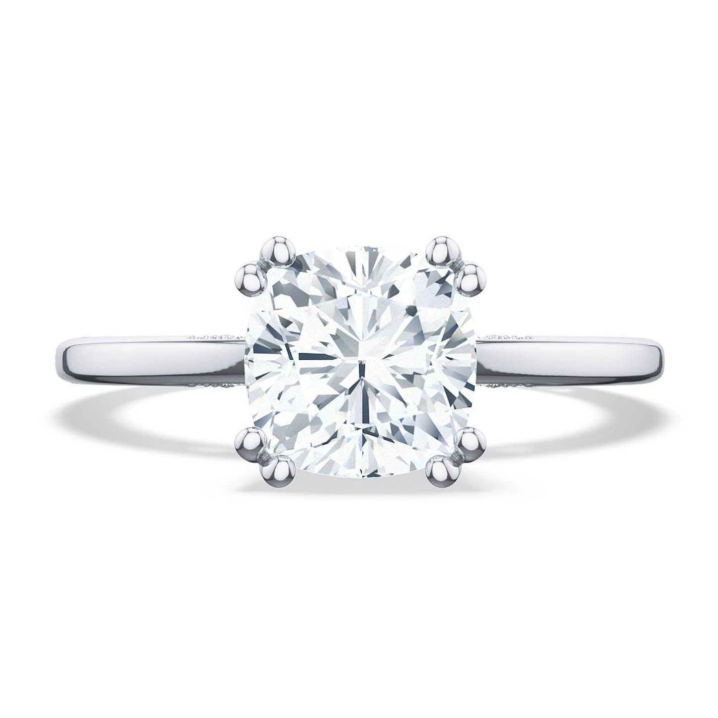 Cushion Solitaire Engagement Ring