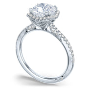 Cushion Bloom Engagement Ring