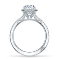 Oval Bloom Engagement Ring