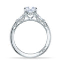 Cushion 3-Stone Engagement Ring