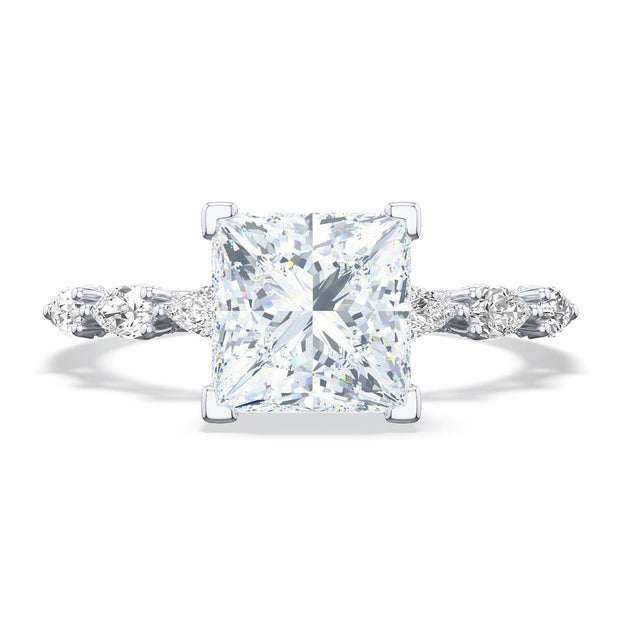 Princess Solitaire Engagement Ring