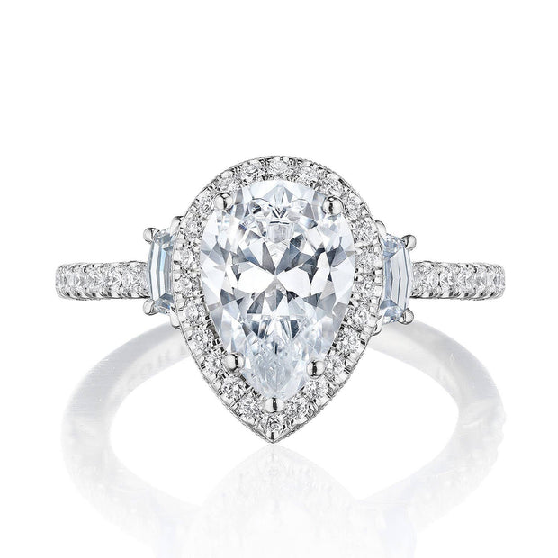 Pear 3-Stone Engagement Ring