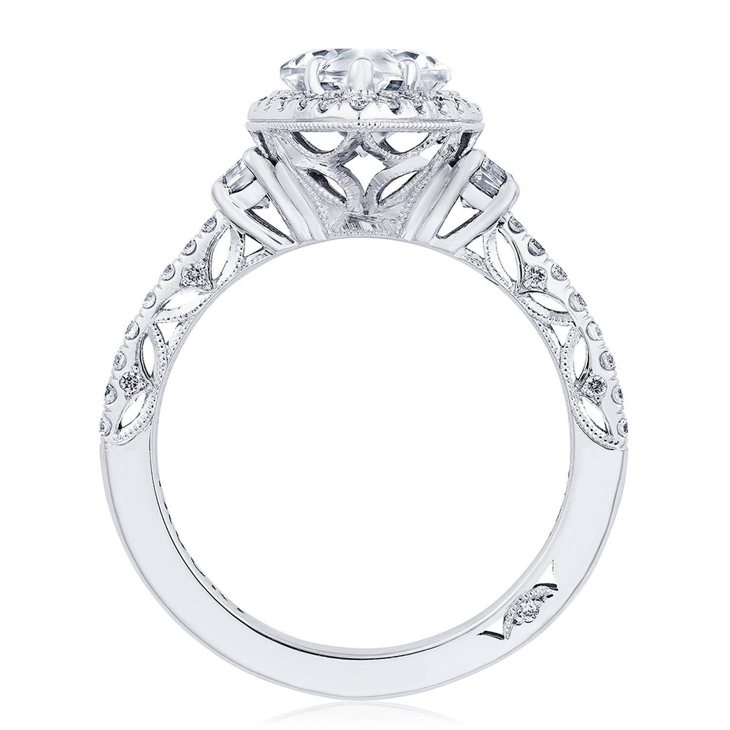 Pear 3-Stone Engagement Ring