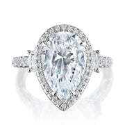 Pear 3-Stone Engagement Ring