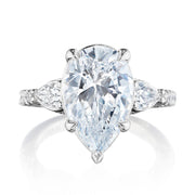 Pear 3-Stone Engagement Ring