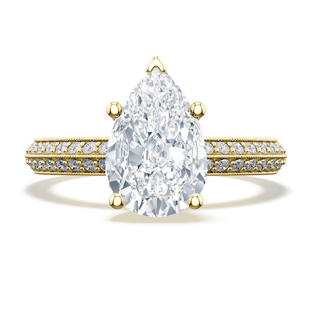 Pear Solitaire Engagement Ring