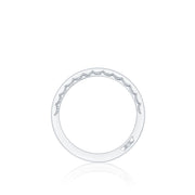 Tacori 18k White Gold Starlit  Wedding Band (0.01 CTW)