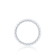 Tacori 18k White Gold Starlit Diamond Wedding Band (0.8 CTW)