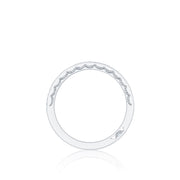 Tacori 18k White Gold Starlit Diamond Wedding Band (0.15 CTW)