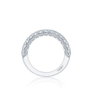 Tacori 18k White Gold Starlit Diamond Wedding Band (0.78 CTW)