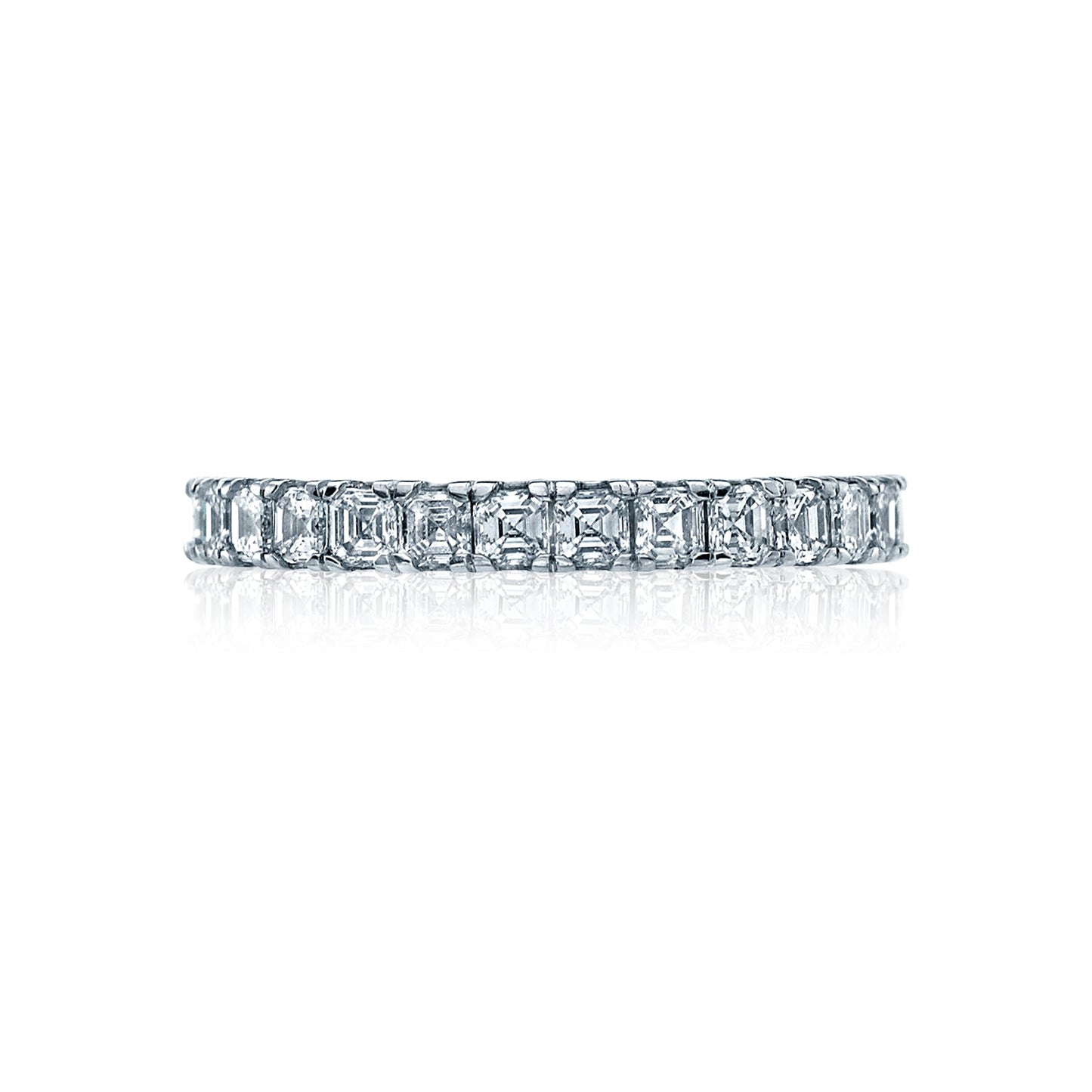 Tacori 18k White Gold Clean Crescent Diamond Wedding Band (1.75 CTW)