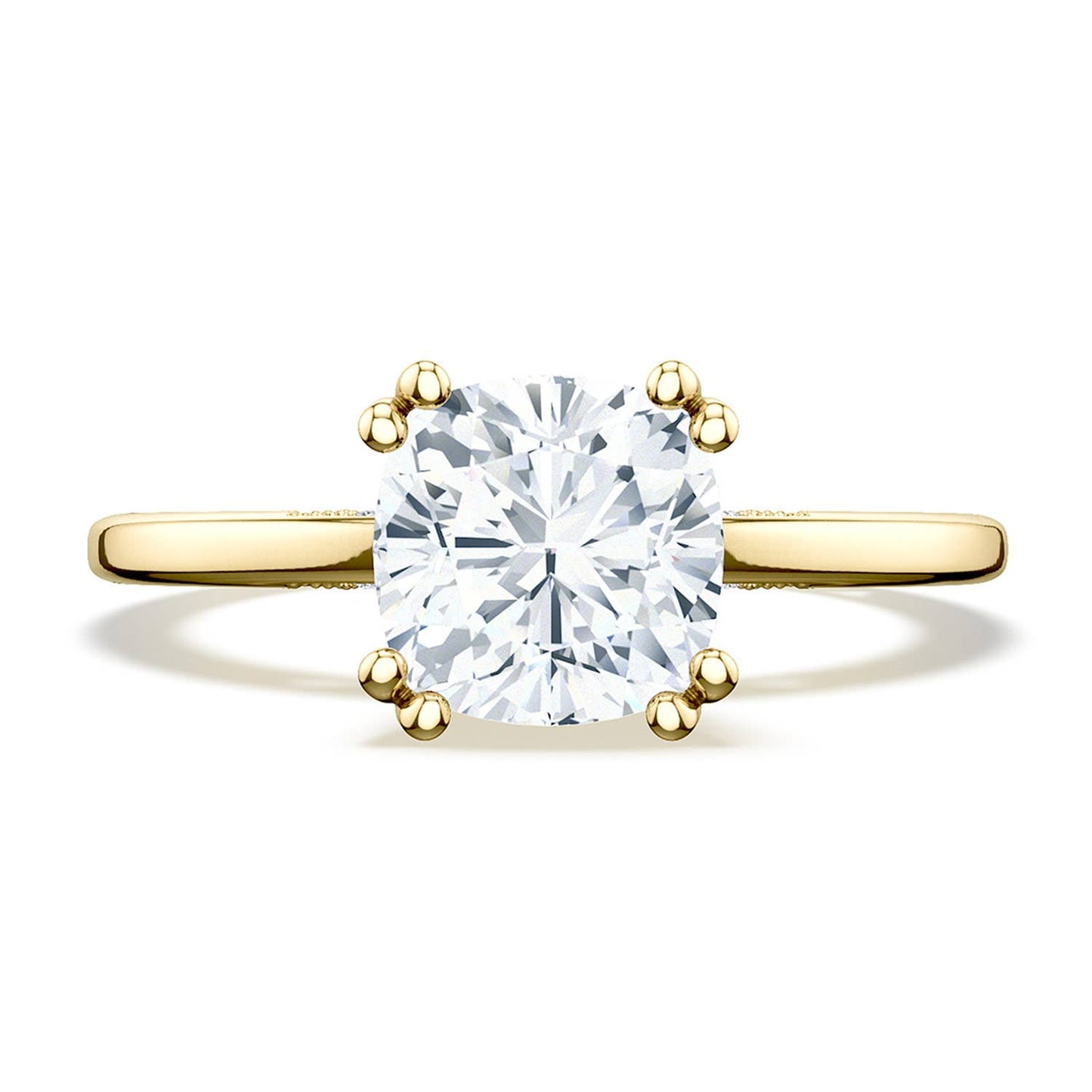 Cushion Solitaire Engagement Ring