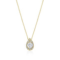 17"" Pear Bloom Diamond Necklace