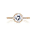 Round Bloom Engagement Ring