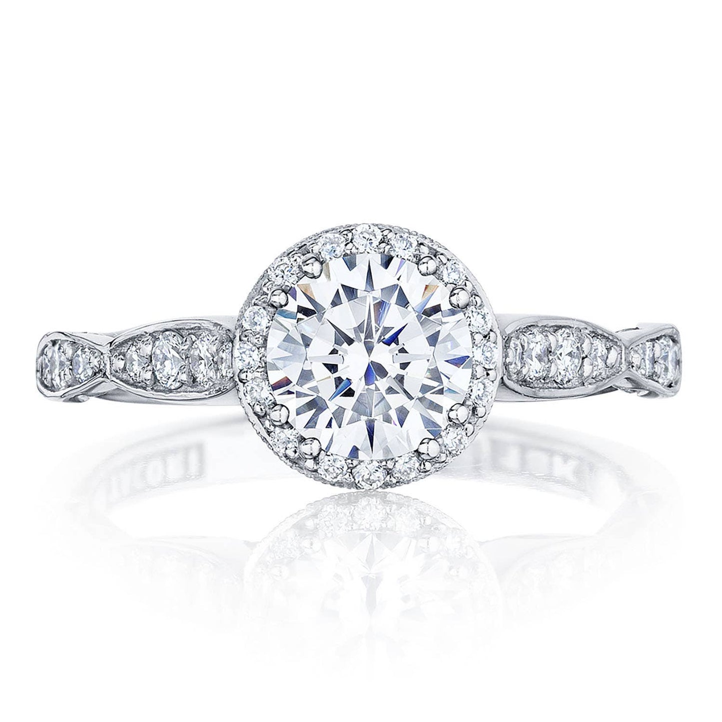 Round Bloom Engagement Ring