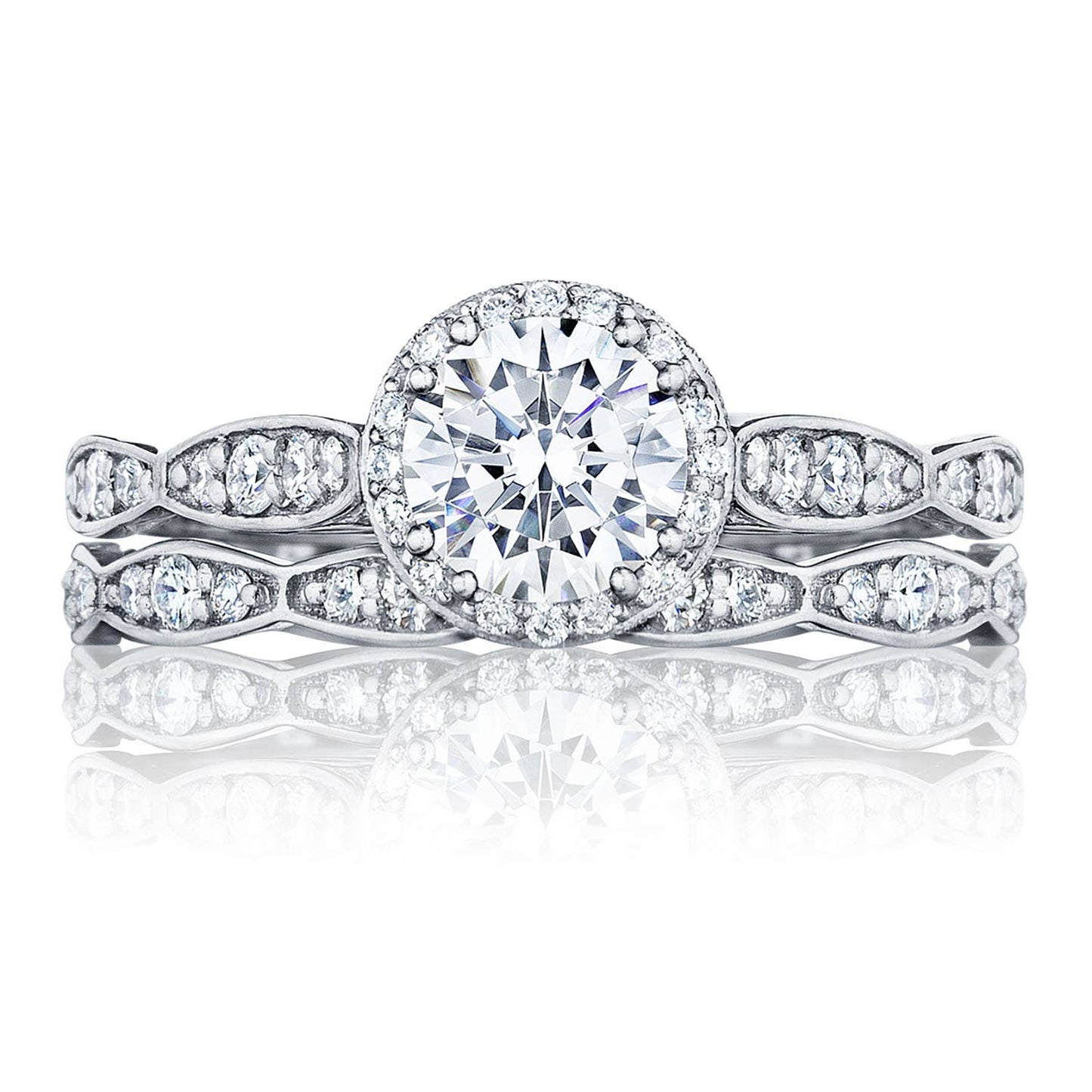 Round Bloom Engagement Ring