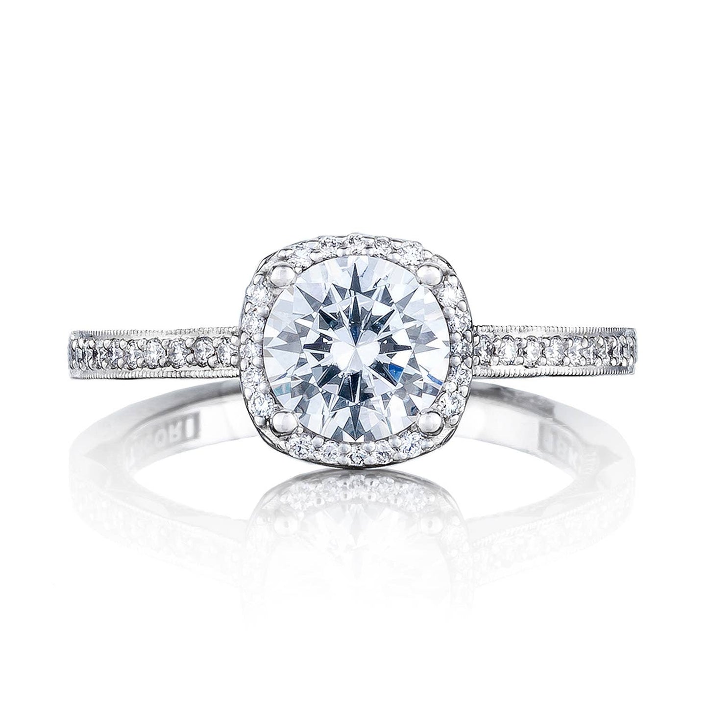 Round Bloom Engagement Ring