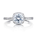 Round Bloom Engagement Ring