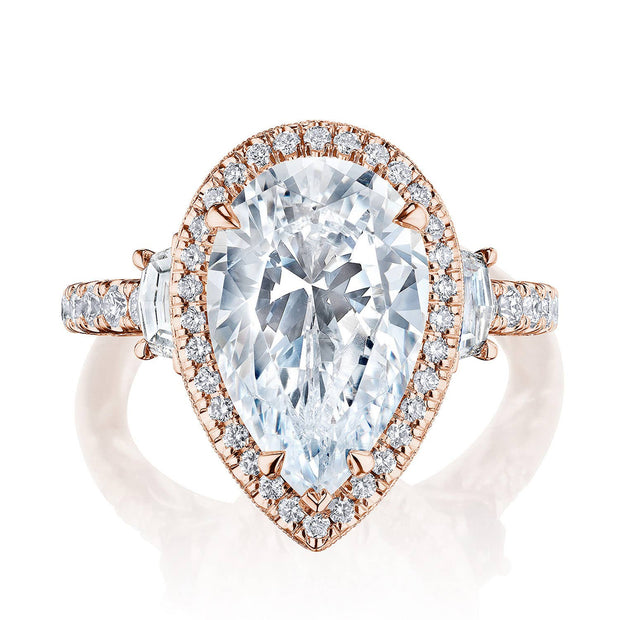 Pear 3-Stone Engagement Ring