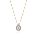 17"" Pear Bloom Diamond Necklace