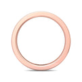 FlyerFit Micropave 18K Pink Gold Wedding Band