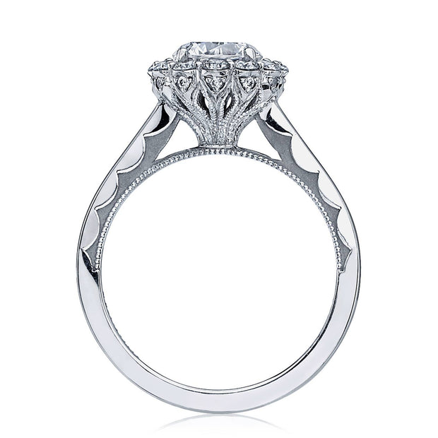 Round Bloom Engagement Ring