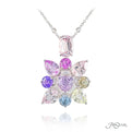 Multi-colored Sapphire PendantJewelry