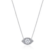 17"" Marquise Bloom Diamond Necklace