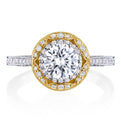 Round Bloom Engagement Ring