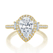 Pear 3-Stone Engagement Ring