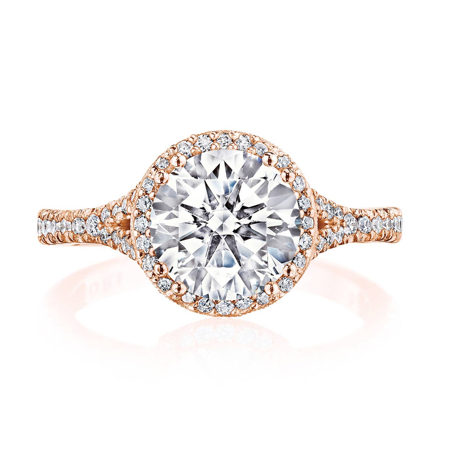 Round Bloom Engagement Ring