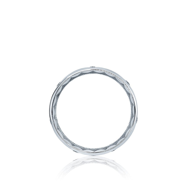 Tacori Platinum Sculpted Crescent 5mm Wedding Band (0.45 CTW)